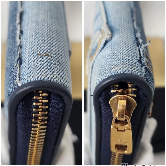 Auth LMTD Dolce&Gabbana Denim Zipper Wallet - Picture 9 of 9
